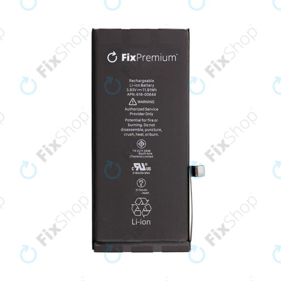 Akku Batterie 10 Pack für iPhone 11, 3110mAh, FixPremium