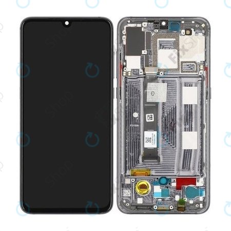 Xiaomi Mi 9 - LCD Display + Touchscreen Front Glas + Rahmen (Piano Black) - 560610095033 Genuine Service Pack