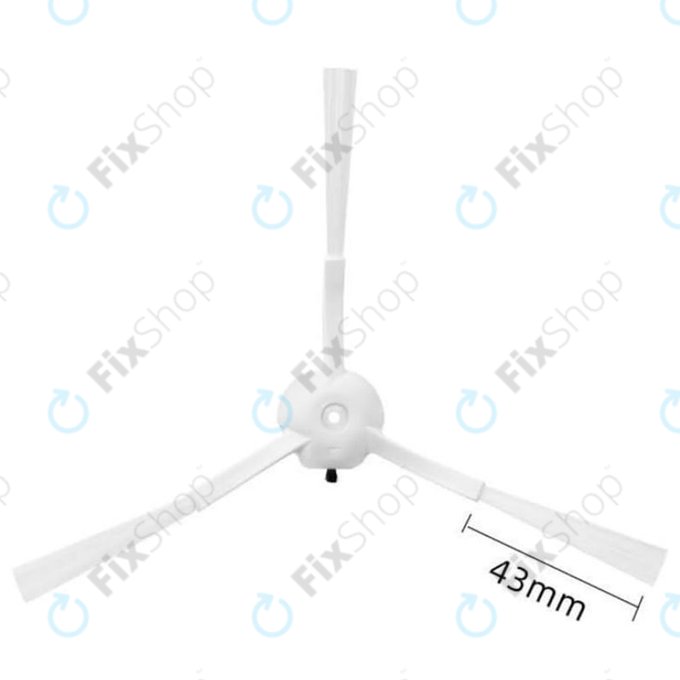 Xiaomi Lydsto W2 - Roidmi EVE Plus - Seitenbürste (Weiß) - 2Stk.