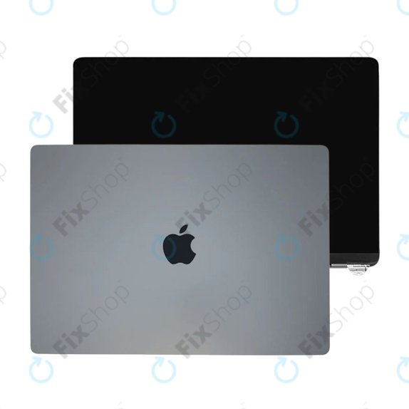LCD-Display für MacBook Air 13", A3113 (2024), mit Frontglas und Deckel, Space Gray, 661-40278, Genuine Apple
