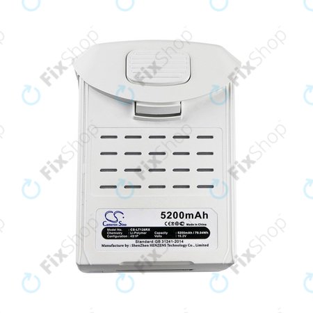 Akku batterie für DJI Phantom 4, 5200mAh, Li-Pol, 15.2V, HQ