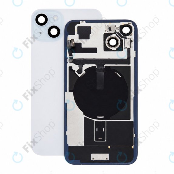 Glas der Rückabdeckung für iPhone 15 Plus, Blue, Pulled A