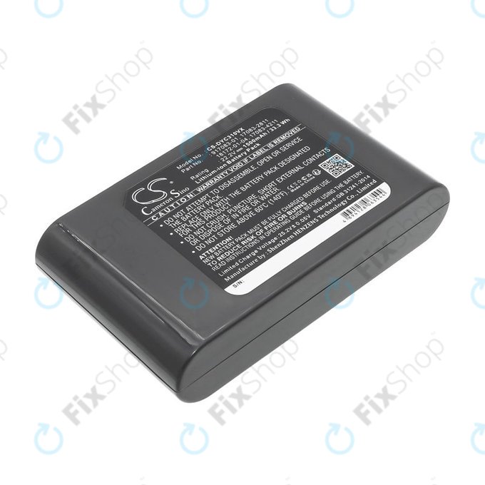 Akku batterie für Dyson DC31, DC34, DC35, DC44, 1500mAh, Li-Ion, 22.2V, 17083-2811, HQ