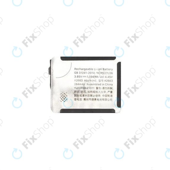 Akku Batterie für Apple Watch 7 41mm, 284mAh, A2663, Refurbished