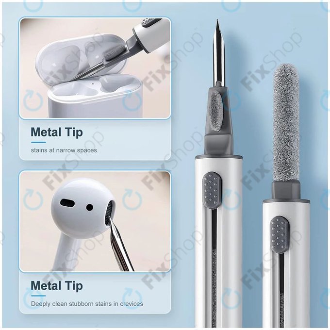 Reinigungsstift zur Reinigung von Telefonen und Kopfhörern (Weiß)