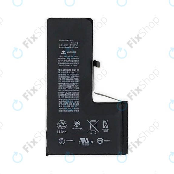 Akku Batterie für iPhone XS, 2658mAh, Service Pack