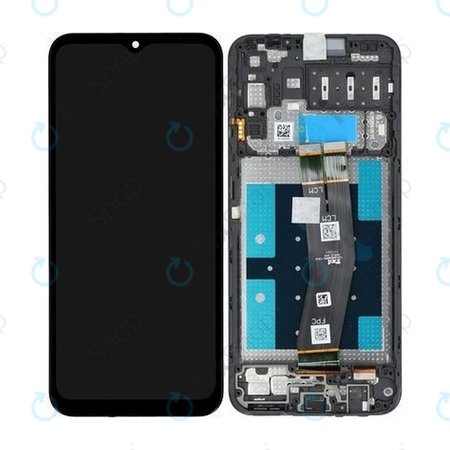 Samsung Galaxy A14 A145R - LCD Display + Touchscreen Front Glas + Rahmen - GH81-23541A, GH81-23540A Genuine Service Pack