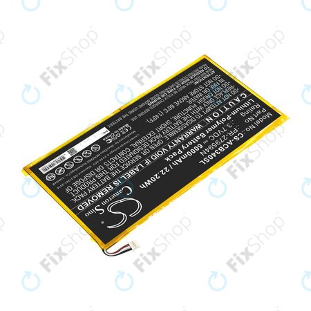 Akku batterie für Acer Iconia One 10 B3-A40, 6000mAh, Li-Pol, 3.7V, PR-279594N, HQ