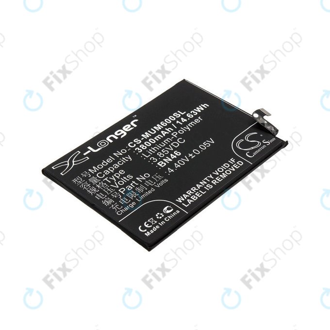 Xiaomi Redmi Note 8T, Redmi 7, Redmi 8A - Akku Batterie BN46 3800mAh HQ