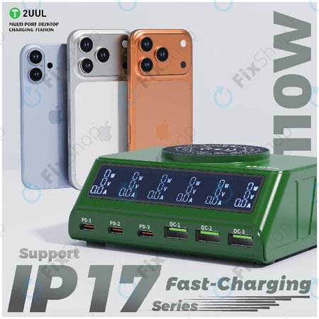 Desktop-Ladegerät, Multi-Port, 2UUL PC11