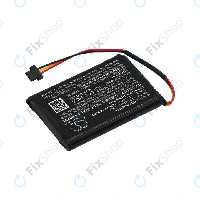 Batterie für TomTom Go 510, 1100mAh, Li-Ion, 3.7V, AHA11110004, HQ
