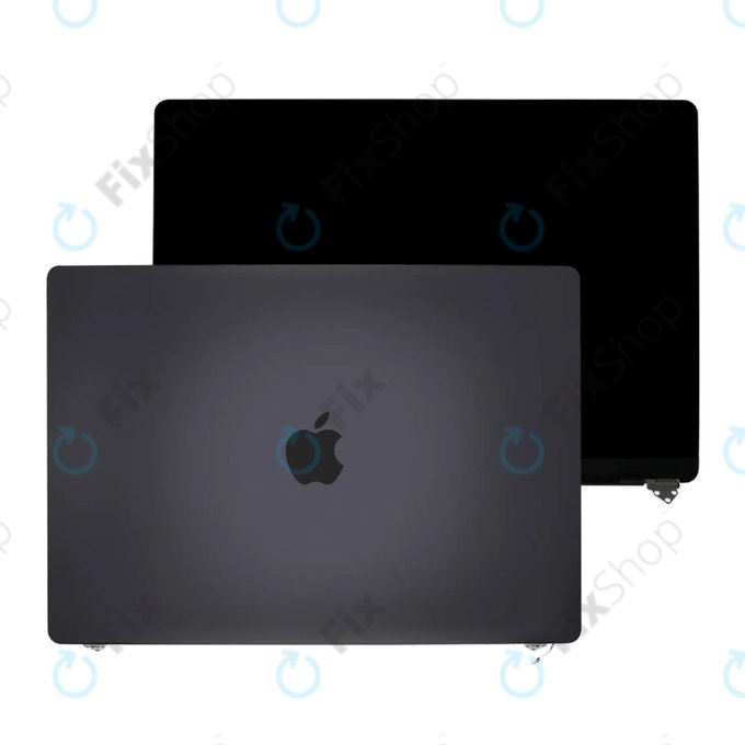 LCD-Display für MacBook Pro 16", A3403 (2024), mit Frontglas und Deckel, Space Black, 661-42325, Genuine Apple