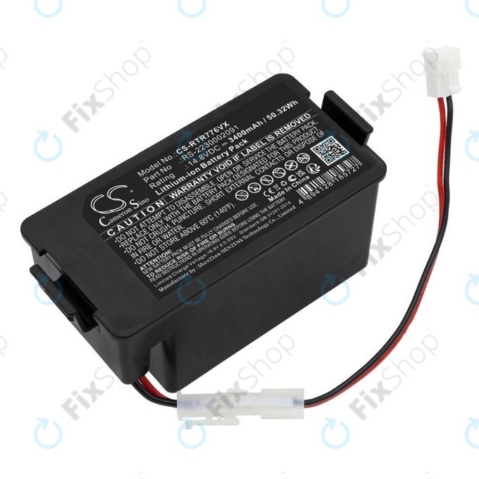 Rowenta RR7774, RR7755, Tefal RG7765 - Akku Batterie RS-2230002091 Li-Ion 14.8V 3400mAh HQ