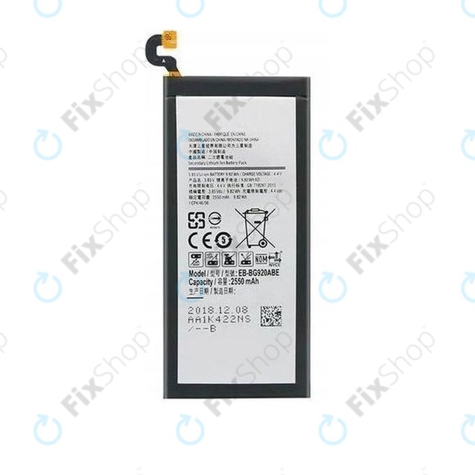 Samsung Galaxy S6 G920F - Akku Batterie EB-BG920ABE 2550mAh
