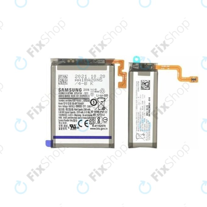 Samsung Galaxy Z Flip F700N - Akku Batterie EB-BF700ABY, EB-BF701ABY 3300mAh (2Stk.) - GH82-23868A Genuine Service Pack