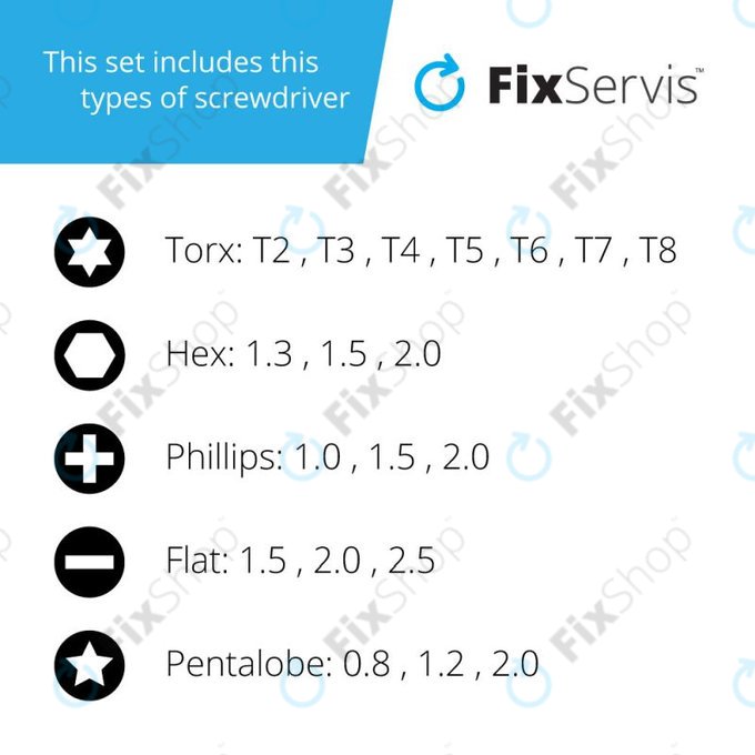 Jakemy JM-8168 - Magnetischer Mehrzweck-Präzisionsschraubendreher-Satz 24in1