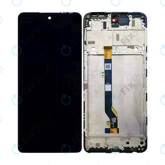 Infinix Hot 30 X6831 - LCD Display + Touchscreen Front Glas + Rahmen (Racing Black) TFT