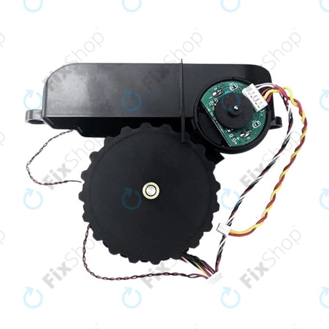 Xiaomi Mi Robot Vacuum Mop Pro (P), Viomi V2 Pro, V3 - Rad mit Motor (Links) (Schwarz)