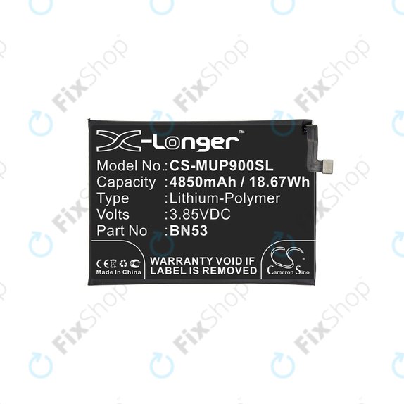 Xiaomi Redmi Note 9 Pro - Akku Batterie BN53 4850mAh HQ
