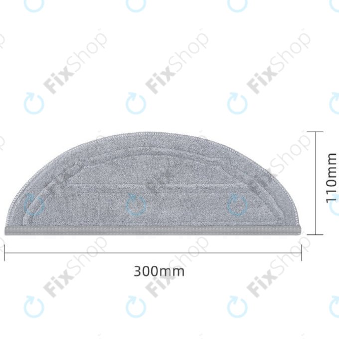 Wischtuch, 2 Stk., Waschbar für Roborock Q10 VF, VF+, V, V+, S5, S5+