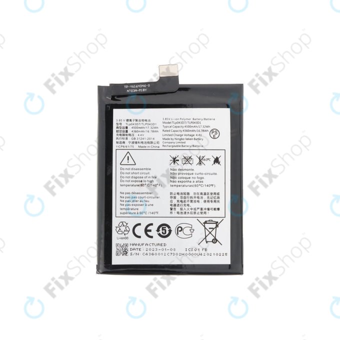 TCL 10 Pro, 10+, 20 Pro 5G - Akku Batterie TLP043D1 4500mAh