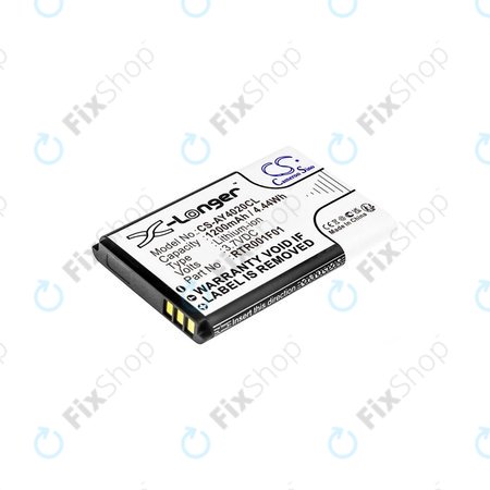 Batterie für Alcatel 8232, 1200mAh, Li-Ion, 3.7V, RTR001F01, HQ