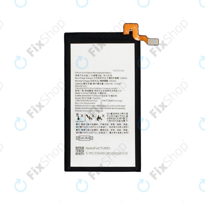 Blackberry Key2 - Akku Batterie Tlp035B1 3500mAh