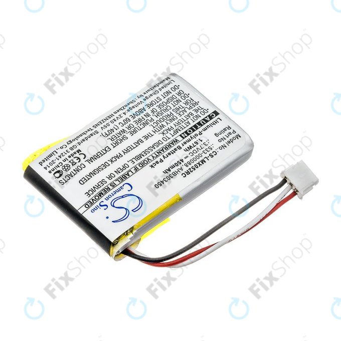 Batterie für Logitech MX Master, 450mAh, Li-Pol, 3.7V, AHB303450, HQ