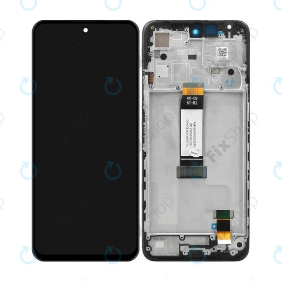 Xiaomi Redmi 12 23053RN02A 23053RN02Y 23053RN02I - LCD Display + Touchscreen Front Glas + Rahmen (Midnight Black) TFT