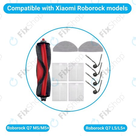 Xiaomi Roborock Q7 M5, Q7 M5+, Q7 L5, Q7 L5+ - Komplett-set