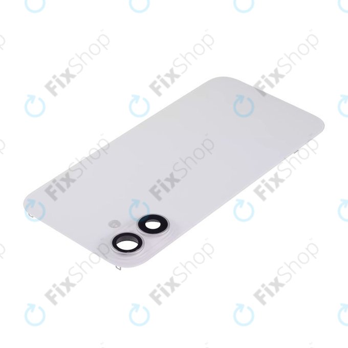 Apple iPhone 16 Plus - Rückgehäuseglas + Kameraglas + Metallplatte + Magsafe-Magnet (White)