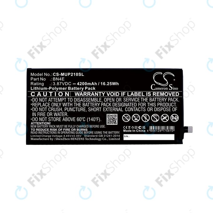 Xiaomi Mi Pad 5 - Akku Batterie BN4E 4200mAh HQ