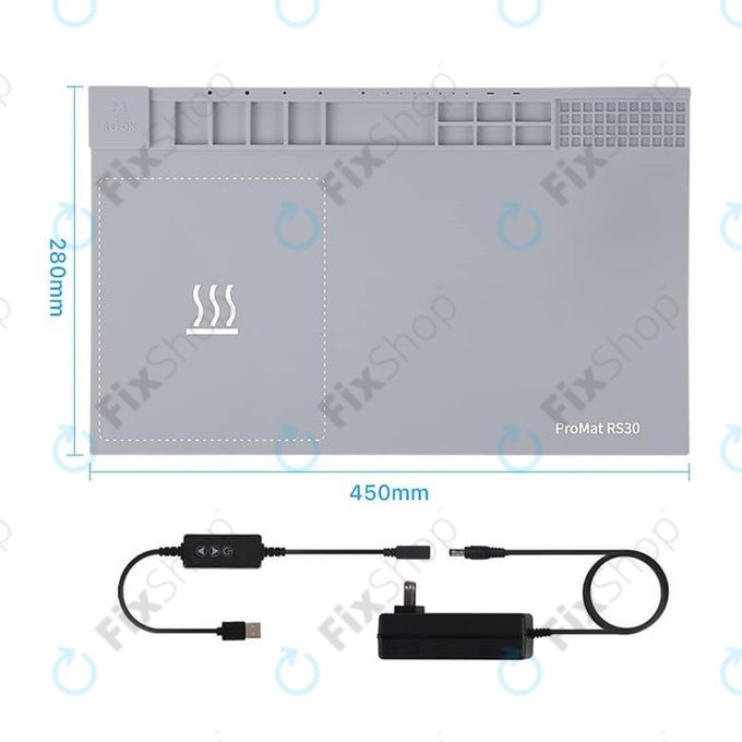 Refox ProMat RS30 - Heizkissen - LCD-Bildschirmtrenner - 45 x 28cm