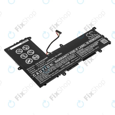 Akku batterie für Asus VivoBook E200, L200, Eeebook X206, 3350mAh, Li-Pol, 7.6V, C21N1521, HQ