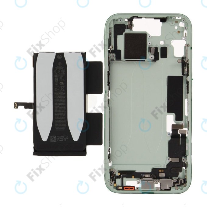 Mittelrahmen mit Batterie für iPhone 15 | Green | ZD076-00673 | Genuine Apple