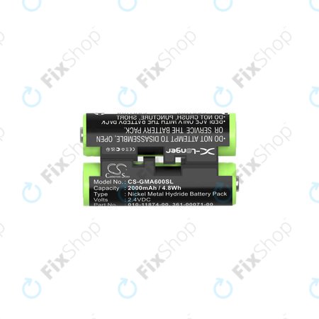 Batterie für Garmin Oregon 600, 650, Astro 320, 430 Striker 4, 2000mAh, Ni-MH, 2.4V, 010-11874-00, HQ