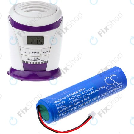 Batterie für MARES ICON HD, ICON Genius, Genius Air, 3350mAh, Li-Ion, 3.7V, 44201389, HQ
