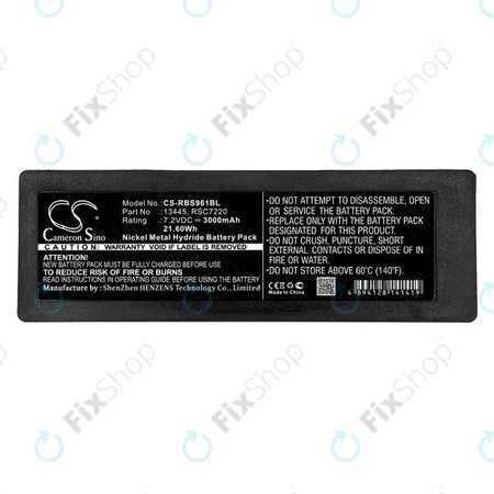 Akku batterie für Scanreco 590, Cifa, Effer, 3000mAh, Ni-MH, 7.2V, RSC7220, HQ