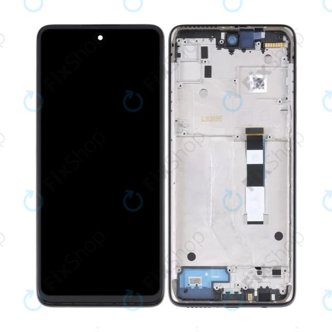 Motorola Moto G 5G XT2113 - LCD Display + Touchscreen Front Glas + Rahmen (Volcanic Gray) TFT