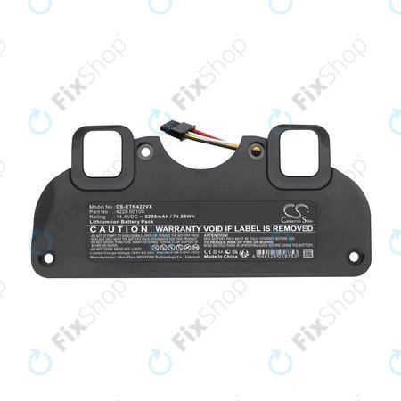 Akku batterie für ETA 4228 Navaggio Profi, 5200mAh, Li-Ion, 14.4V, 4228 00100, HQ