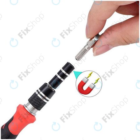 Kingsdun - Professionelles Schraubendreher-Set für iPhone 117in1 (Rote Ausgabe)