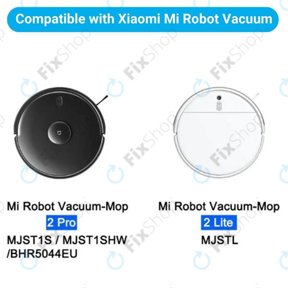 Ersatzteilset für Xiaomi Mi Robot Vacuum Mop 2 Pro, 2 Lite (1x Hauptbürste, 2x Filter, 2x Seitenbürste)