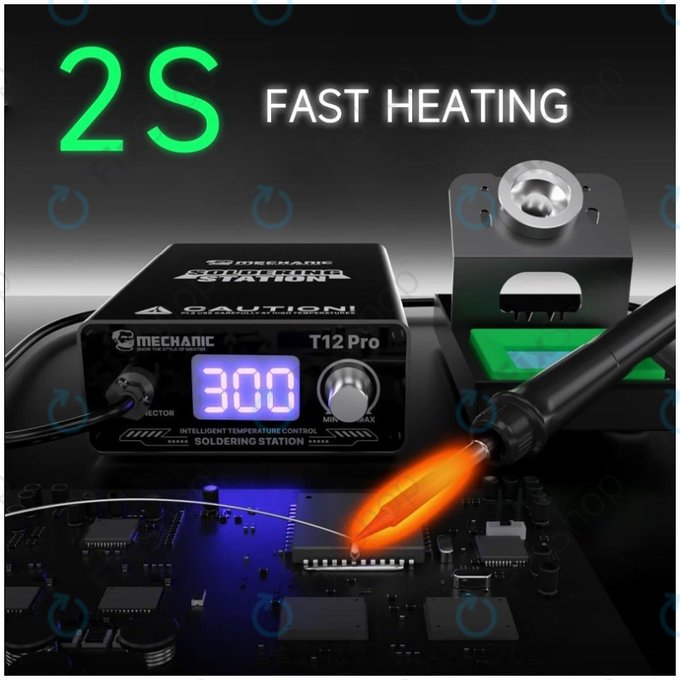 Mechanic T12 Pro - Digitale Lötstation (Black)