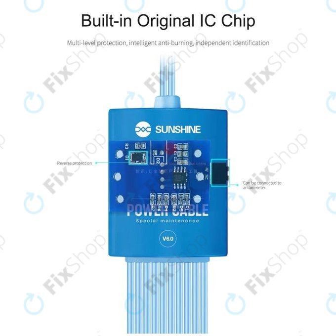 SunShine SS-905A Stromversorgungskabel-Set (iPhone 5S - 12 Pro Max, Samsung)