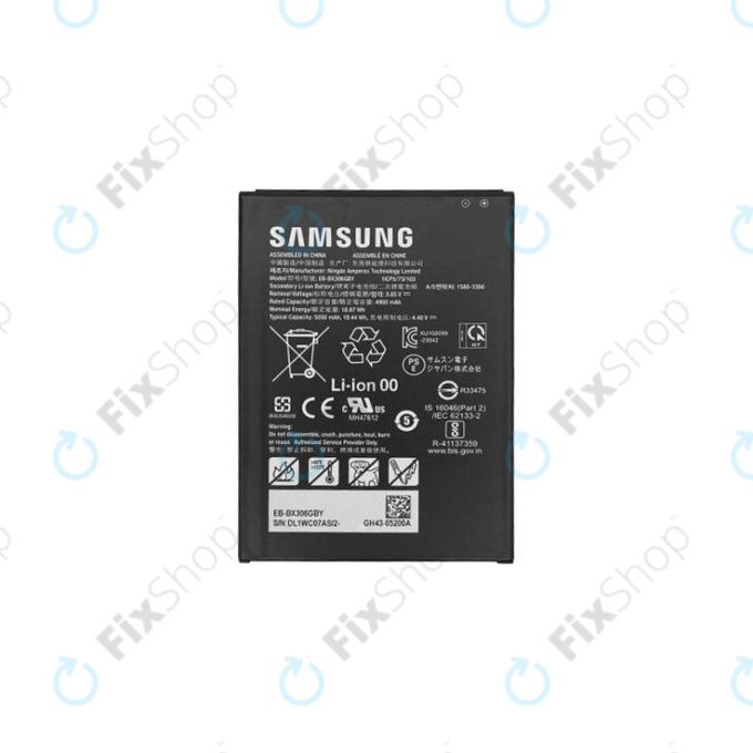 Samsung Galaxy Tab Active5 X306B - Akku Batterie EB-BX306GBY 5050mAh - GH43-05200A Genuine Service Pack