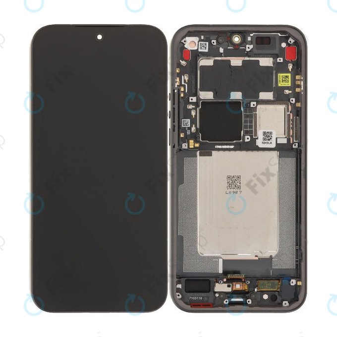 Display OLED für Xiaomi 17 Ultra, Black, Touchscreen-Glas mit Rahmen