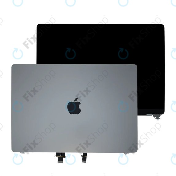 LCD-Display für MacBook Pro 16" A3403 (2024), mit Frontglas und Deckel, Nano-Texture, Silver, 661-42324, Genuine Apple