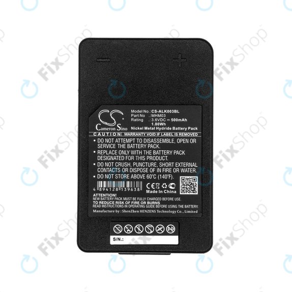 Akku batterie für Autec LK Neo, 500mAh, Ni-MH, 3.6V, MHM03, R0BATT00E11A0, HQ