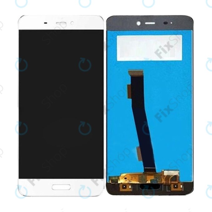 Xiaomi Mi 5 - LCD Display + Touchscreen Front Glas (White) TFT