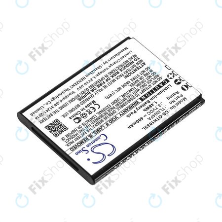 Akku batterie für Alcatel OneTouch 1013, 1035D, 1046D, 400mAh, Li-Ion, 3.7V, TLi004FA, HQ